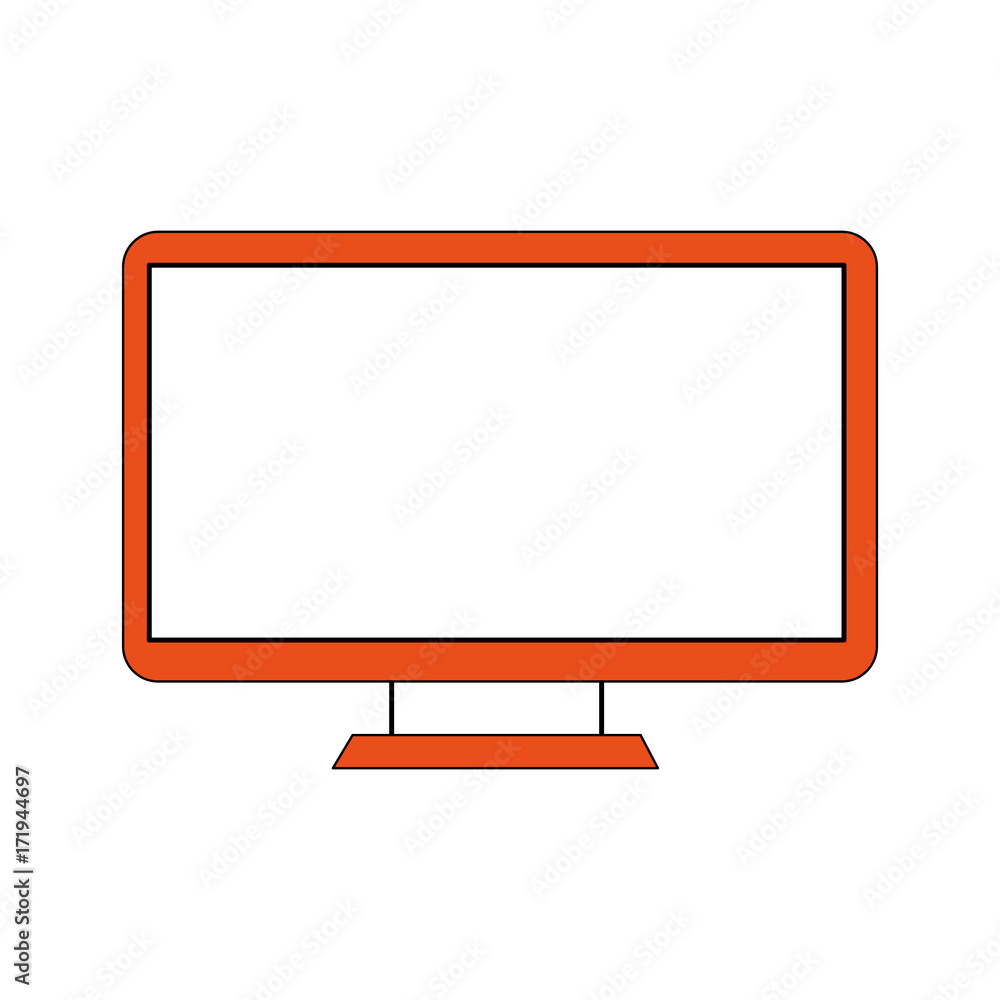 Pc monitor hardware icon vector illustration graphic design Pc monitor hardware icon vector illustration graphic design