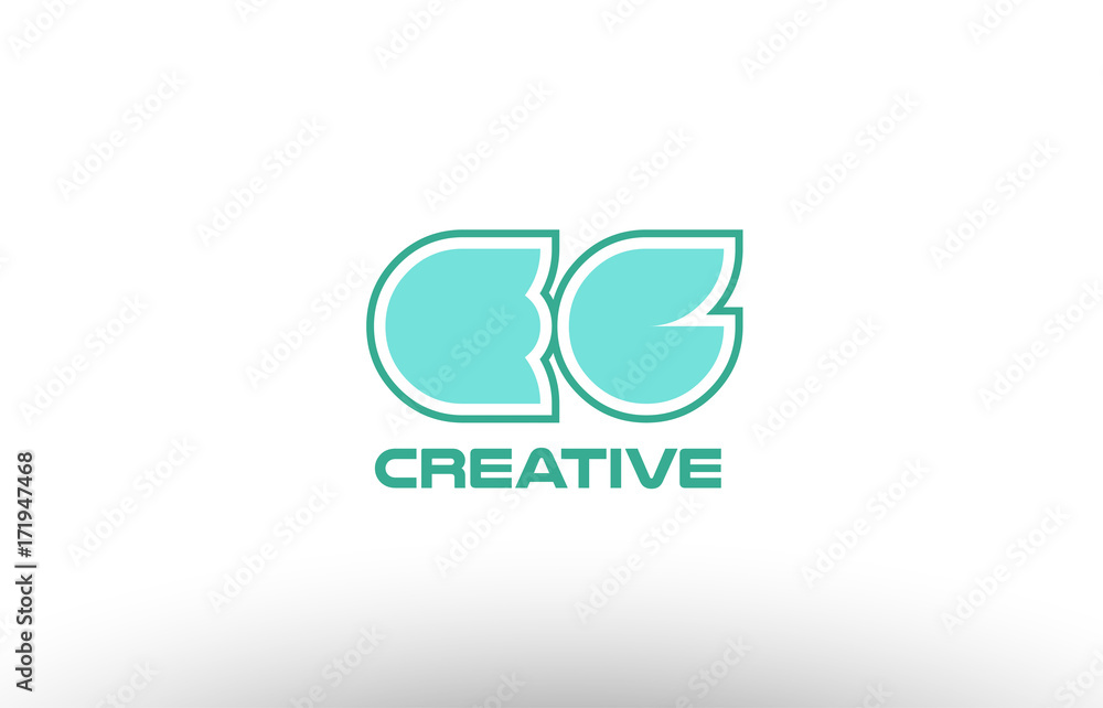 pastel green alphabet letter eg e g combination joint logo comany icon pastel green alphabet letter eg e g combination joint logo comany icon