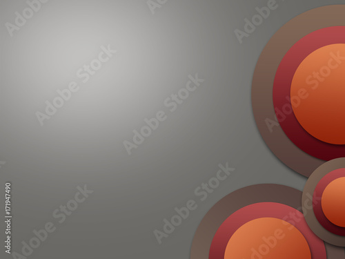 Business modern circle graphic design for presentation 