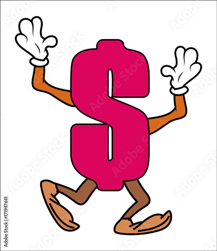 Cartoon Dollar Symbol