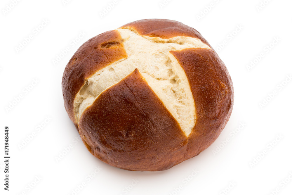 Freshly baked bread isolated on white background. Freshly baked bread isolated on white background.