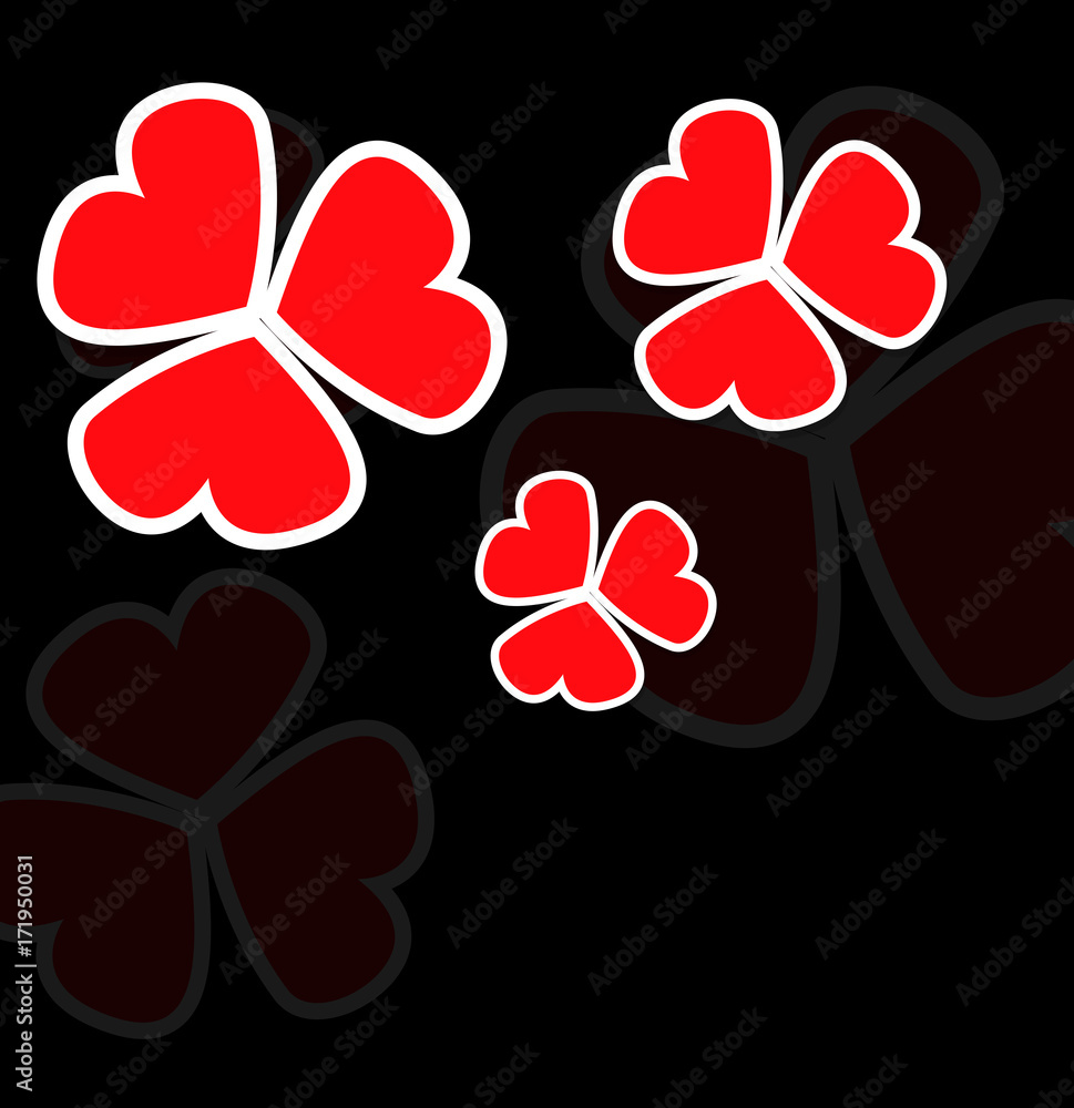 Patrick's Day Vector Shamrock Leaves Background Patrick's Day Vector Shamrock Leaves Background