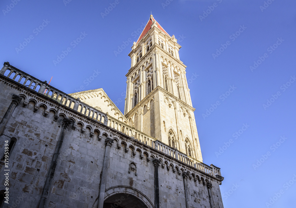 Cathedral of St Lawrence in Town of Trogir in Croatia.