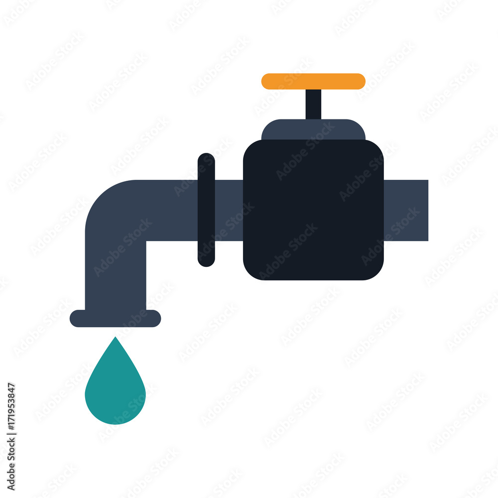 faucet with drop of water icon image vector illustration design faucet with drop of water icon image vector illustration design