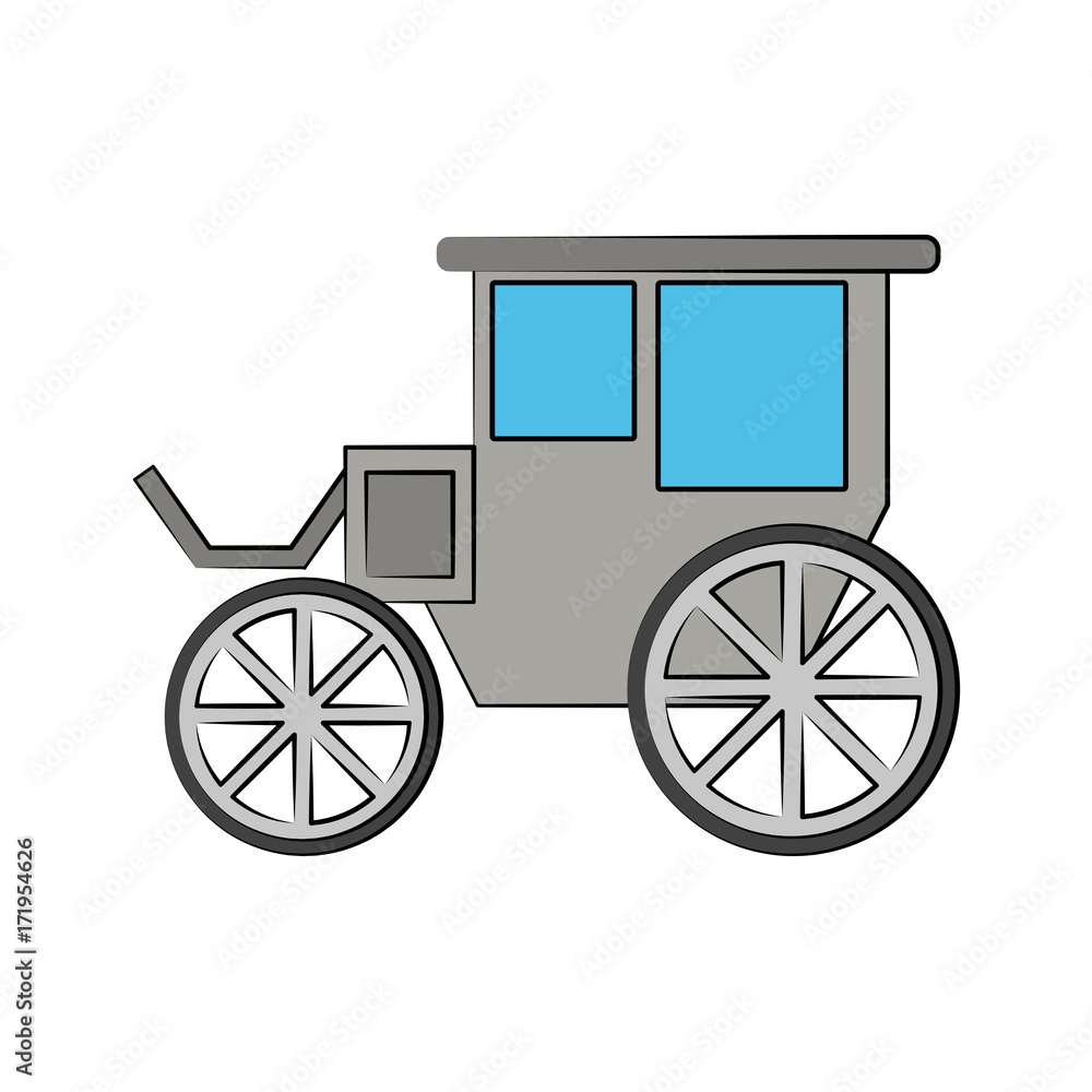 carriage or chariot icon image vector illustration design carriage or chariot icon image vector illustration design