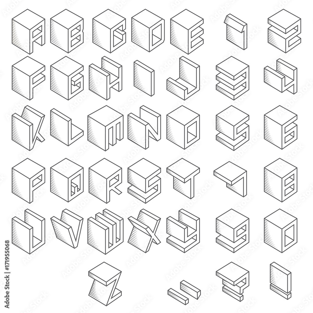 alphabet illustration consisting of letters and numbers in the form of a cube alphabet illustration consisting of letters and numbers in the form of a cube