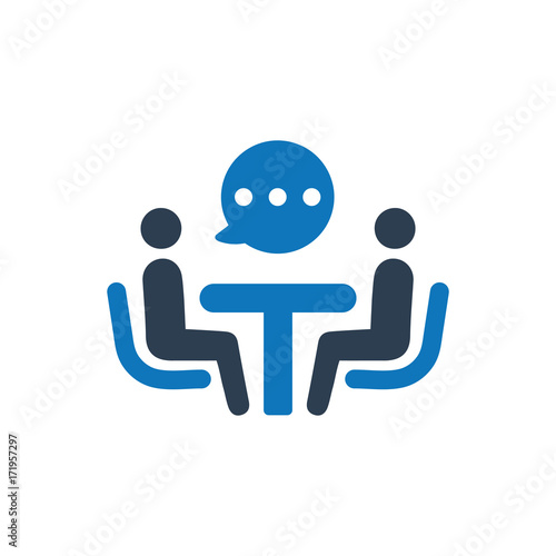 Business Discussion Icon