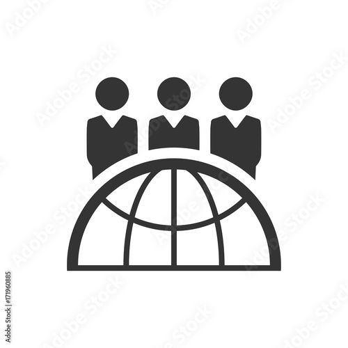 Global Business Team Icon