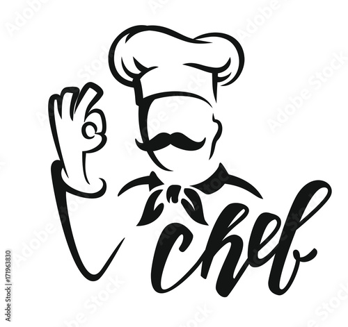symbol with chef and hand