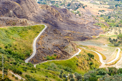 Road under Gerace