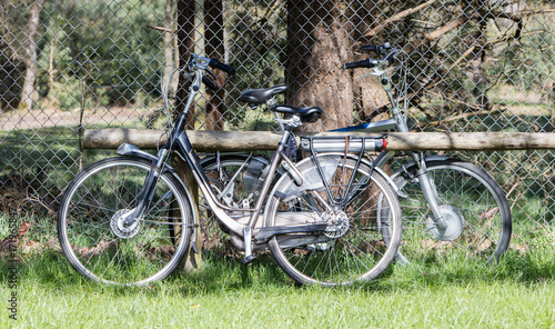 Electric bicycle, modern bike mostly used by seniors