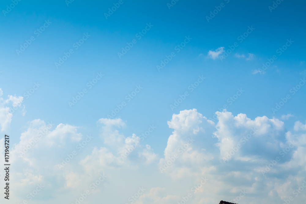 blue sky and clouds in good weather days blue sky and clouds in good weather days