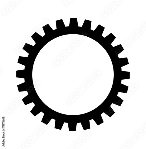 Cog Wheel Vector gear Frame