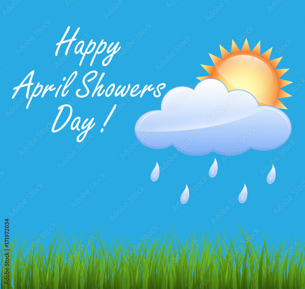 Nature Background - vector clip-art illustration Stock Vector | Adobe Stock