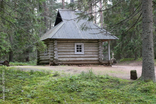 wooden old cottage