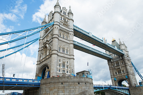 Tower Bridge in London, the UK.