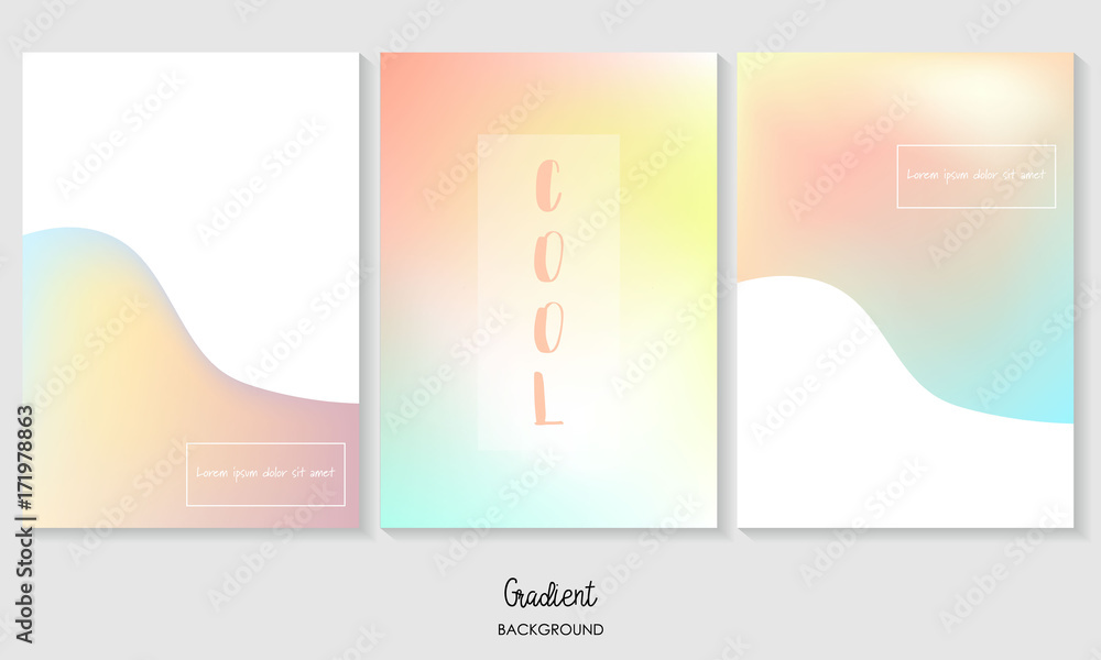 Fototapeta premium Pink,blue,orange,yellow gradient coloful background