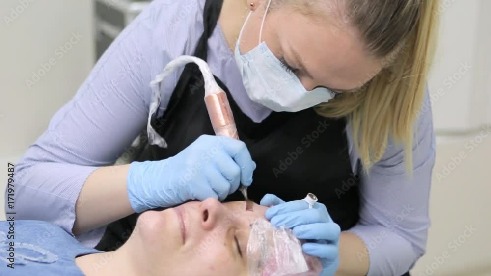Permanent makeup. Permanent tattooing of eyebrows. Permanent makeup. Permanent tattooing of eyebrows.