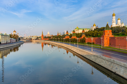 Moscow Kremlin in the morning, Russia