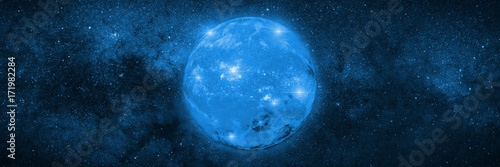 dwarf star in a star field 