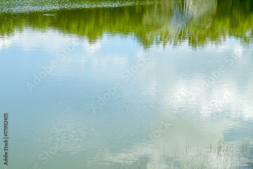 Abstract water reflection texture background