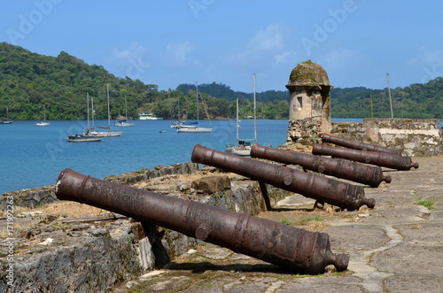 Fotografie, Obraz Das alte Fort in Portobelo, Panama