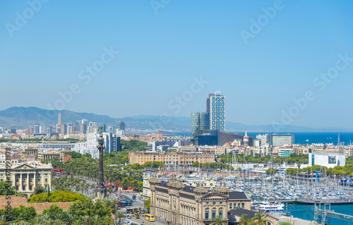 View of Barcelona city