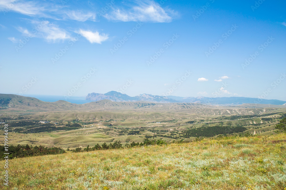 Beautiful Crimean mountain landscape