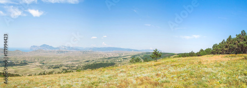 Beautiful Crimean mountain landscape