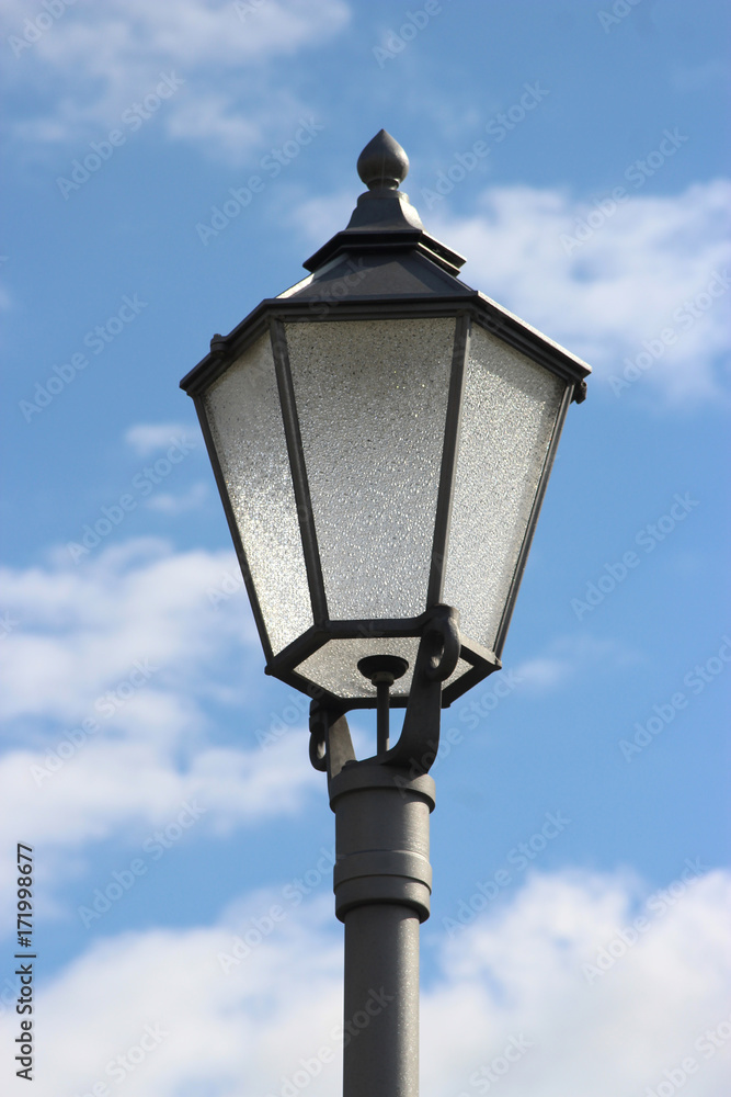 street lamp, retro style