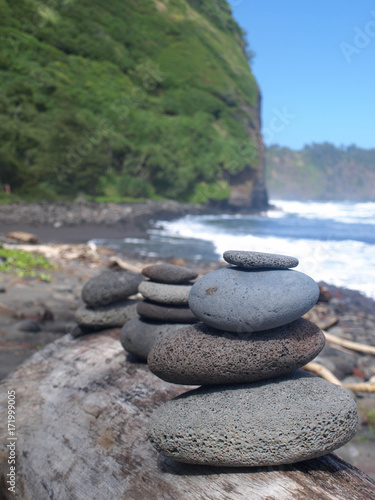 Hawaii Big Island Rock Stacking-12