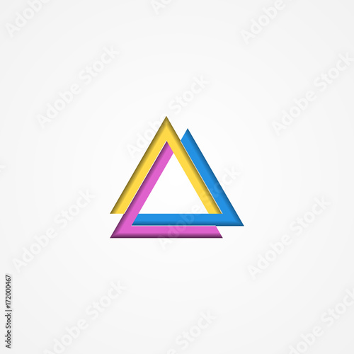 Colorful logo design template for business company