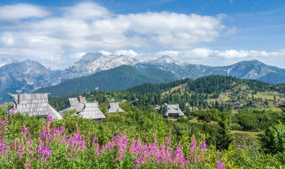 Velika Planina, Julian Alps, Slovenia Europe Velika Planina, Julian Alps, Slovenia Europe
