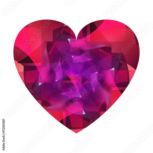 herz edelstein texturen glatt kante