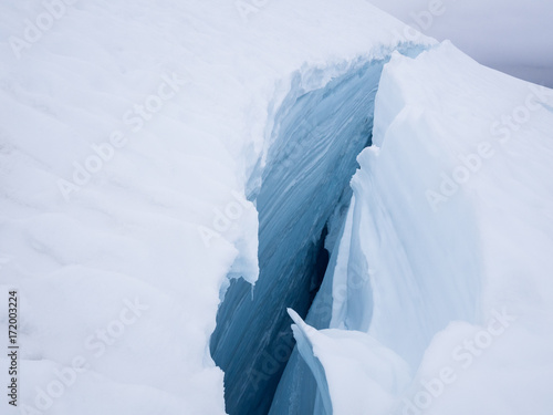 Crevasse on the Easton Glacier, Mt. Baker, WA