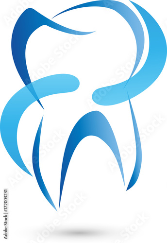 Zahn und Tropfen, Zahn und Zahnarzt Logo