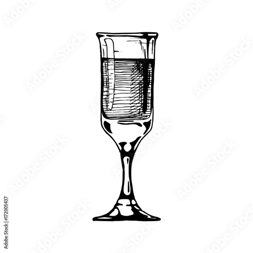 Photo illustration of Sherry glass
