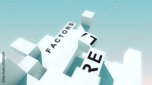 Brand Loyalty words animated with cubes