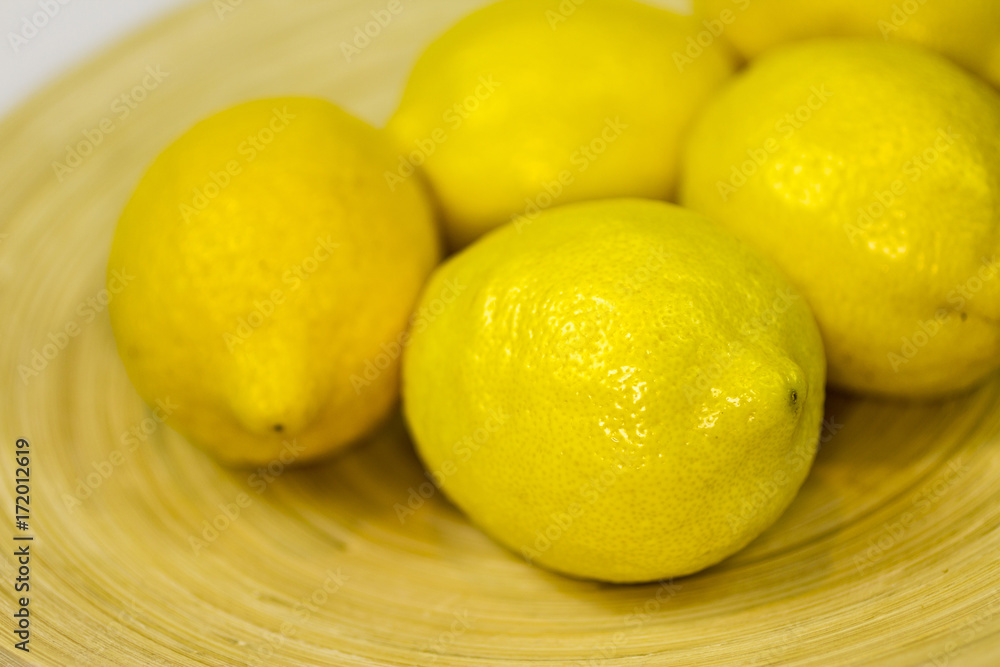 Lemon in a bowl