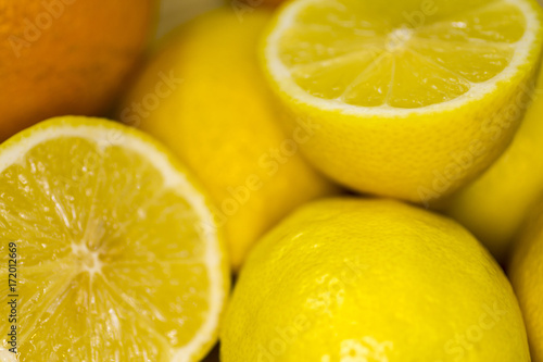 Sliced lemon