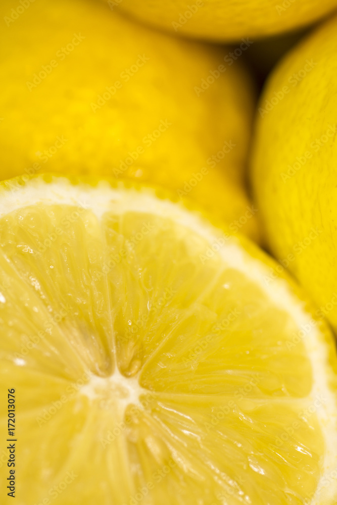 Sliced lemon Sliced lemon