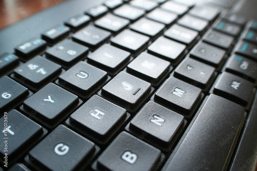 Computer Keyboard Close Up