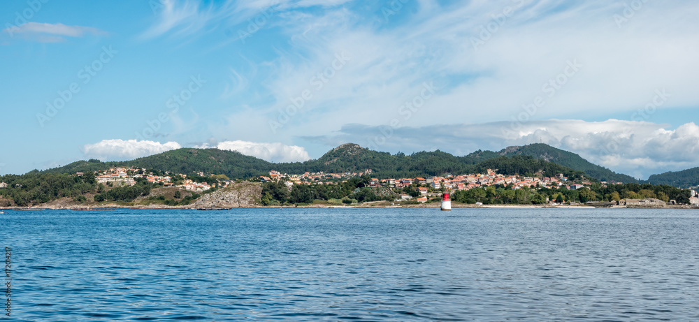 Fototapeta premium Overlook of the coast of Cangas