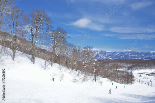 冬晴れのスキー場 © shiryu01