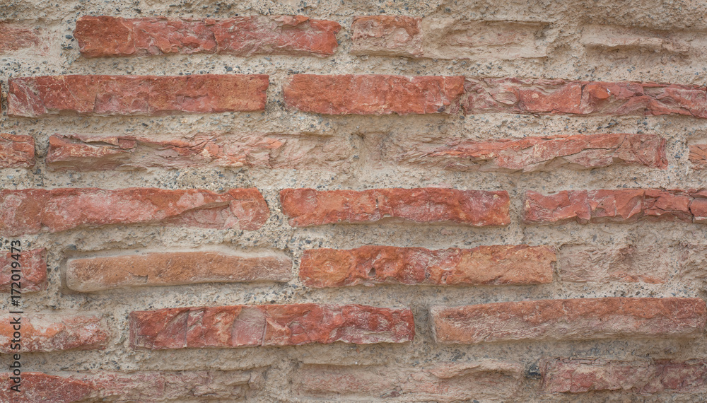 Brick ancient laying Brick ancient laying