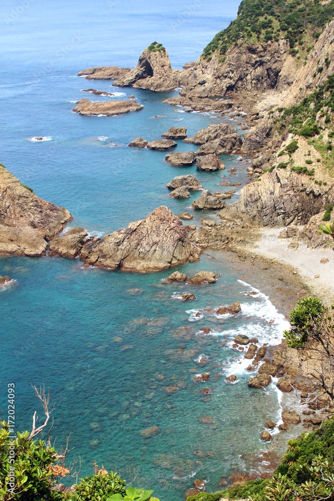 佐多岬の海岸風景