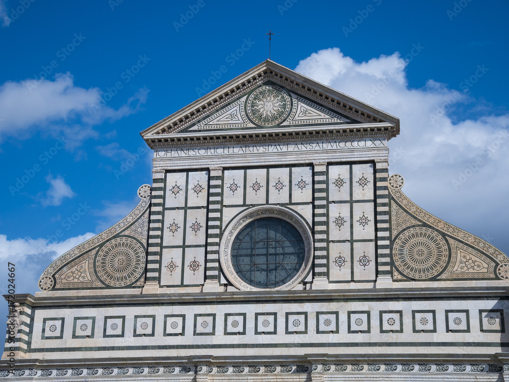 Beautiful church of Santa Maria Novella in the heart of Florence