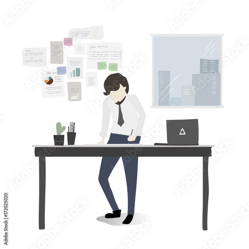Vector collection of business people
