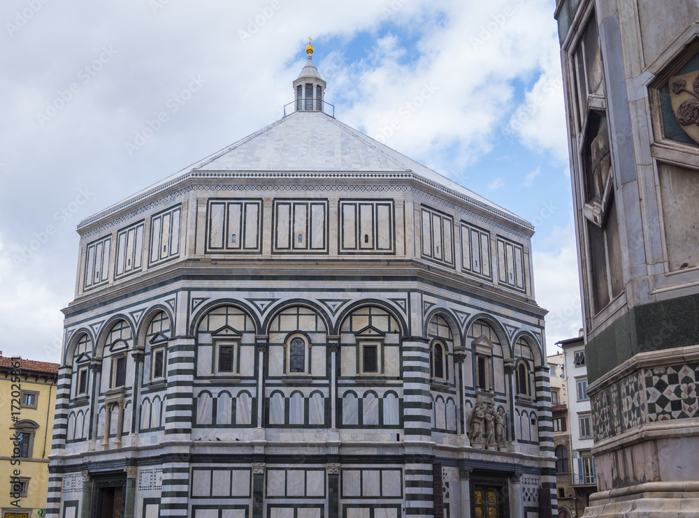 Florence Baptistery at Duomo Square