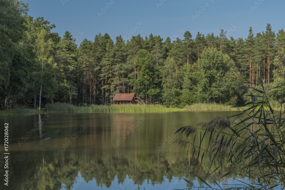 Nadnakolicky pond in south Bohemia region Nadnakolicky pond in south Bohemia region